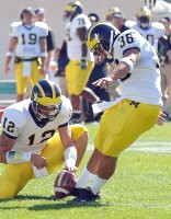 Garrett Rivas (38) and Matt Gutierrez (12)