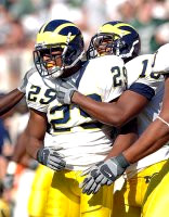 Leon Hall (29) and Grant Mason (13)