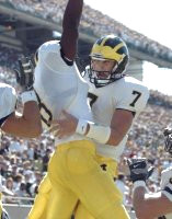 Jason Avant (8) and Chad Henne (7)