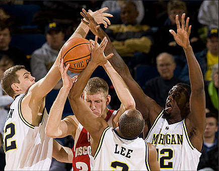 Zack Gibson, C.J. Lee, and Ekpe Udoh