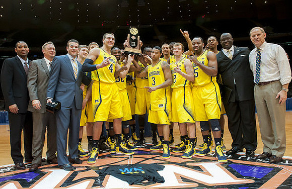 Michigan Team and NIT Season Tip-Off Trophy