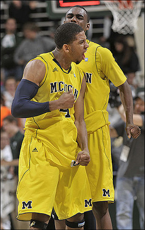 Darius Morris (4) and Tim Hardaway Jr. (10)