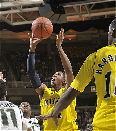Darius Morris (4) and Tim Hardaway Jr. (10)