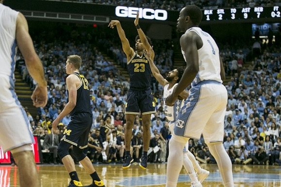 Moritz Wagner (13) and Ibi Watson (23)