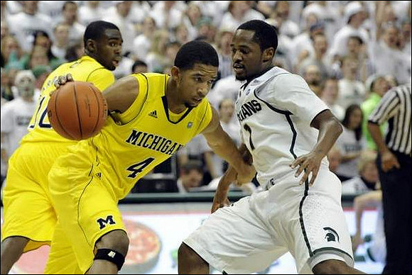 Darius Morris (4) and Tim Hardaway Jr. (10)