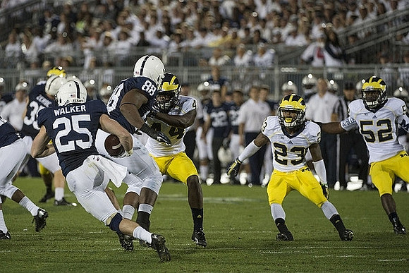 Delano Hill (44), Dennis Norfleet (23), and Royce Jenkins-Stone (52)