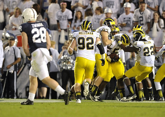 Keith Heitzman (92), Brennen Beyer (97), Frank Clark (57), and Jarrod Wilson (22)