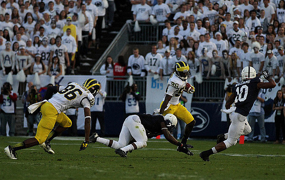 Jehu Chesson (86) and Devin Gardner (98)