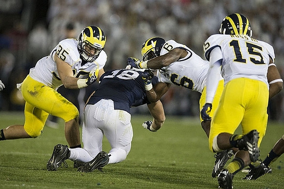 Joe Bolden (35), Raymon Taylor (6), and James Ross (15)