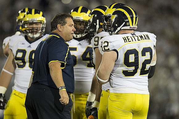 Matthew Godin (99), Brady Hoke, Richard Ash (54), Brennen Beyer (97), and Keith Heitzman (92)
