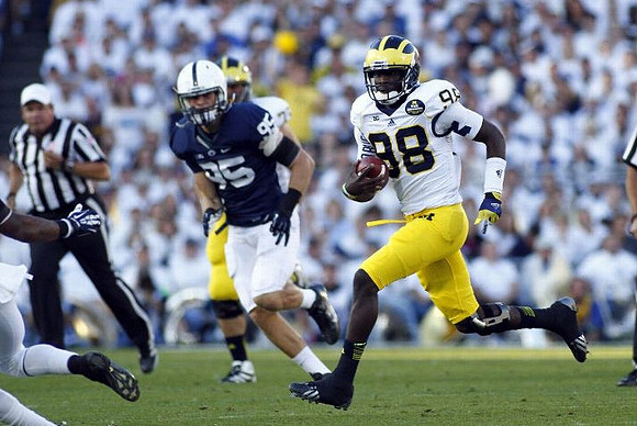 Michael Schofield (75) and Devin Gardner (98)