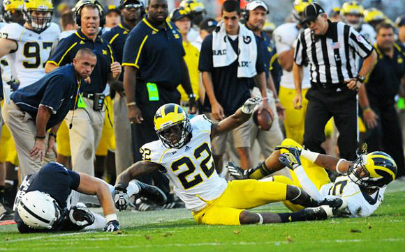 Jarrod Wilson (22) and James Ross (15)