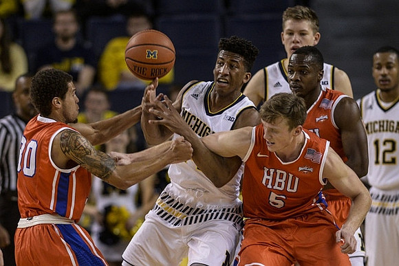 Aubrey Dawkins (24), Moritz Wagner (13), and Muhammad-Ali Abdur-Rahkman (12)