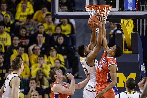 Moritz Wagner (13), Zak Irvin (21), and Muhammad-Ali Abdur-Rahkman (12)