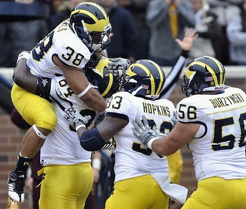 Thomas Rawls (38), A.J. Williams (84), Stephen Hopkins (33), and Joey Burzynski (56)