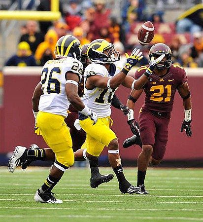 Dennis Norfleet (26) and Jeremy Gallon (10)