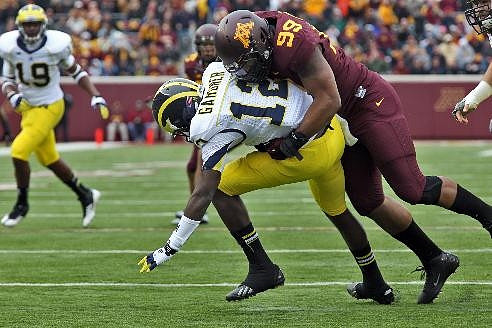 Devin Funchess (19) and Devin Gardner (12)
