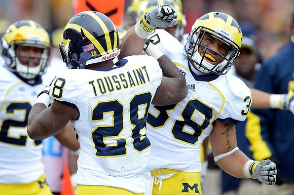Fitzgerald Toussaint (28), Thomas Rawls (38), and Dennis Norfleet (26)