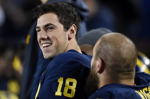 Brandon Peters (18) and Patrick Kugler (57)