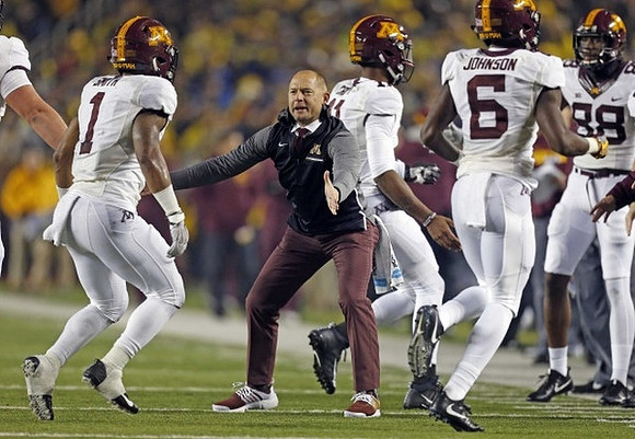 Minnesota Head Coach P. J. Fleck