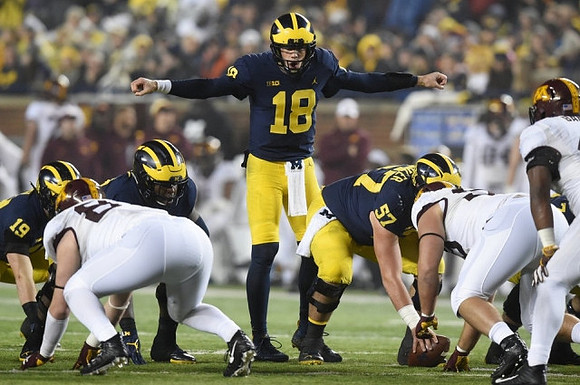 Henry Poggi (19), Brandon Peters (18), and Patrick Kugler (57)