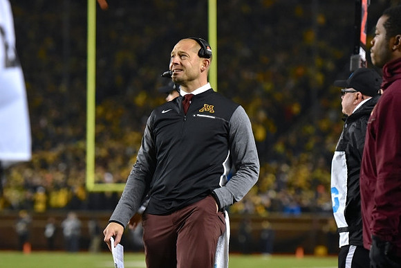 Minnesota Head Coach P. J. Fleck