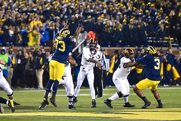 Maurice Hurst (73) and Rashan Gary (3)
