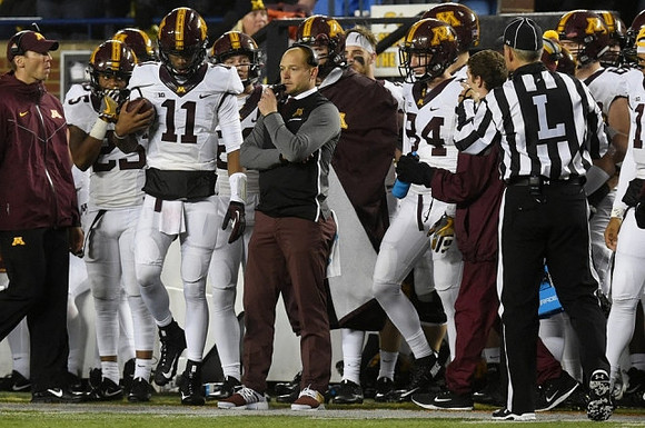 Minnesota Head Coach P. J. Fleck