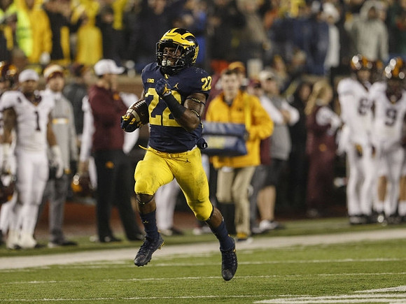 Karan Higdon (22)