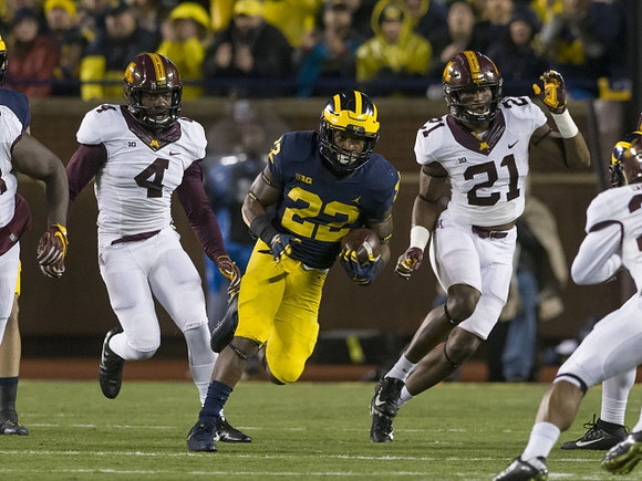 Karan Higdon (22)