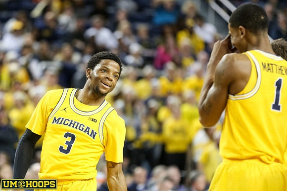 Zavier Simpson (3) and Charles Matthews (1)