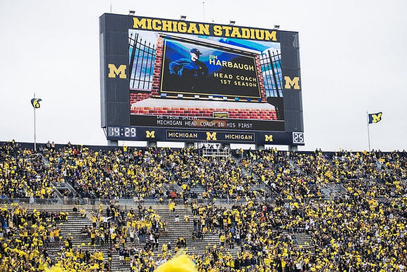 Michigan Stadium Scoreboard