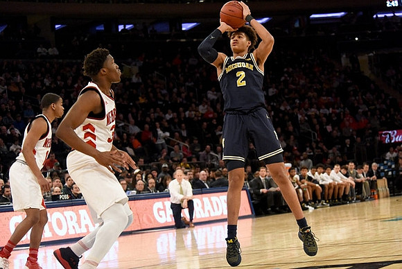 John Beilein and Jordan Poole (2)