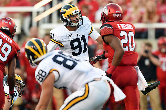 Jake Butt (88) and Kenny Allen (91)