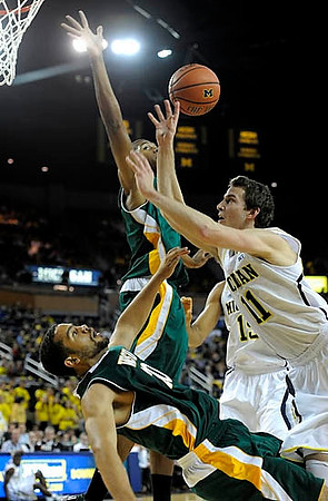 Nik Stauskas (11) and Jon Horford (15)