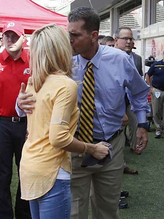 Jim Harbaugh and Sarah Harbaugh