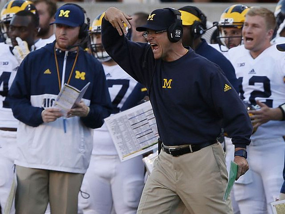 Jay Harbaugh, Jim Harbaugh, and Alex Malzone (12)