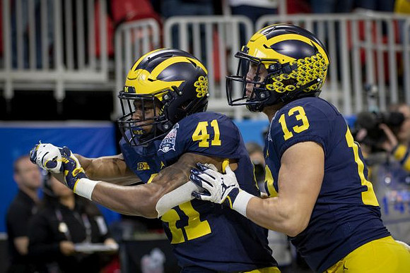 Christian Turner (41) and Tru Wilson (13)