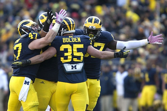 Jake Ryan (47), Joe Bolden (35), and Frank Clark (57)