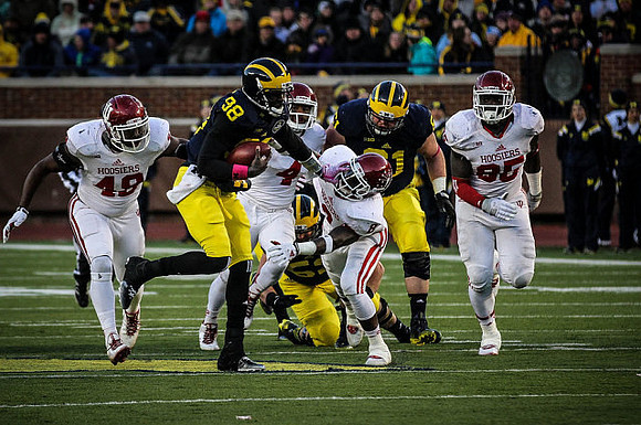 Devin Gardner (98), Mason Cole (52), and Graham Glasgow (61)
