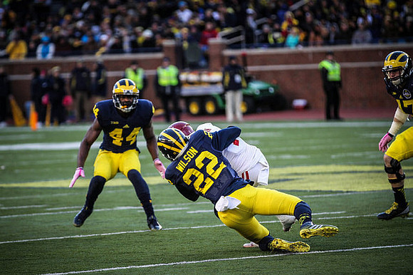Delano Hill (44), Jarrod Wilson (22), and Jake Ryan (47)