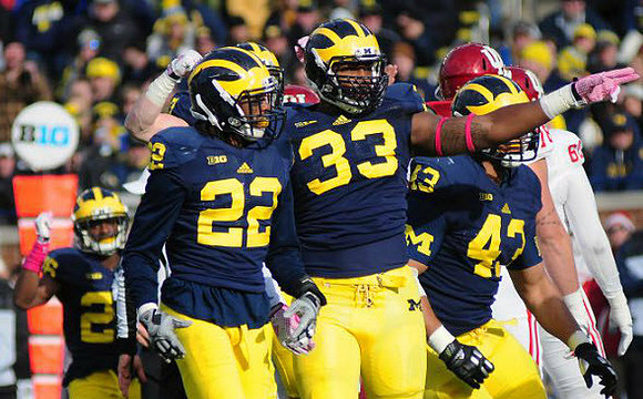 Jourdan Lewis (26), Jarrod Wilson (22), Taco Charlton (33), and Chris Wormley (43)