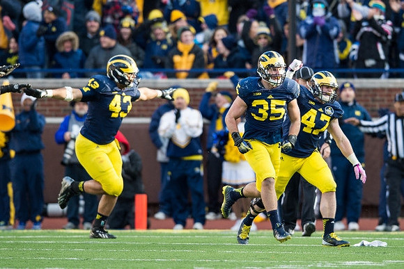 Chris Wormley (43), Joe Bolden (35), and Jake Ryan (47)