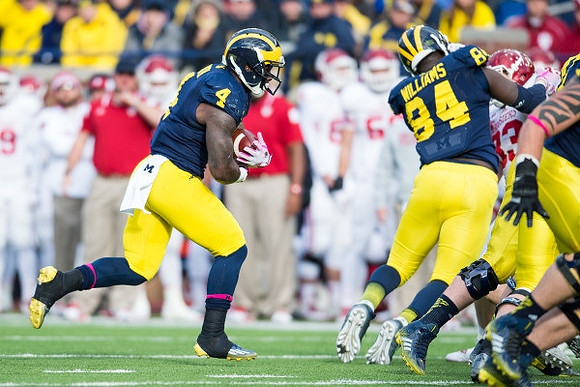 De'Veon Smith (4) and A.J. Williams (84)