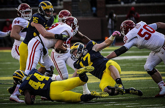 Joe Bolden (35), Delano Hill (44), and Jake Ryan (47)