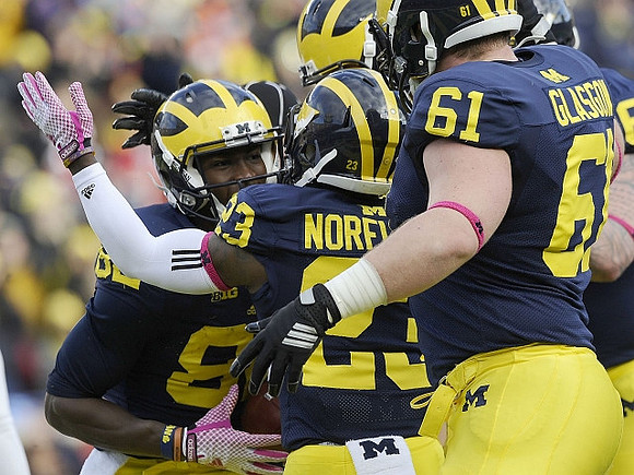 Amara Darboh (82), Dennis Norfleet (23), and Graham Glasgow (61)
