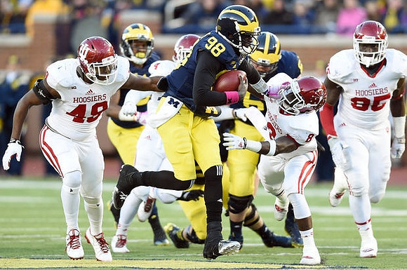 Devin Gardner (98) and Jack Miller (60)