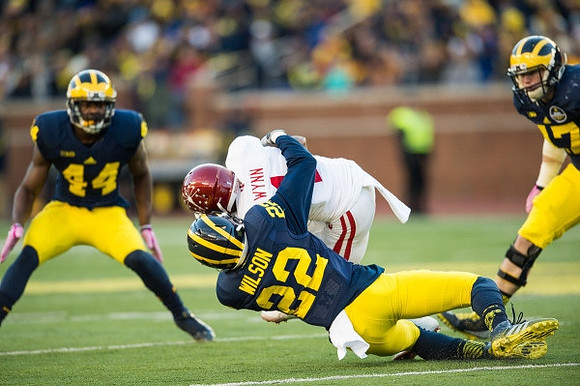Delano Hill (44), Jarrod Wilson (22), and Jake Ryan (47)