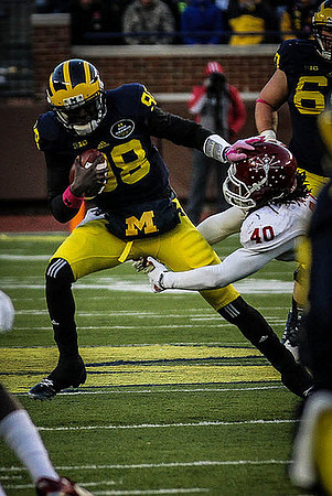 Devin Gardner (98) and Jack Miller (60)
