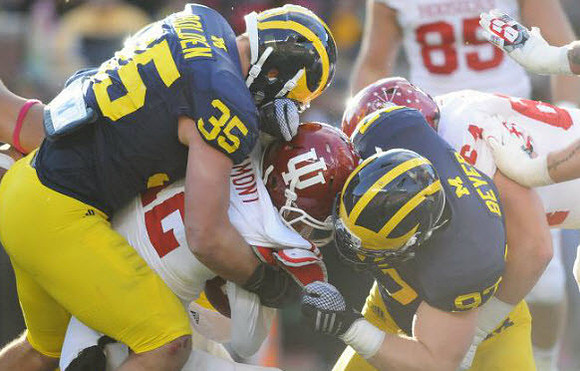 Joe Bolden (35) and Brennen Beyer (97)